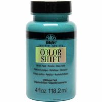 FolkArt Color Shift Acrylic Paint in Assorted Colors (4 oz), 5190 Aqua Flash