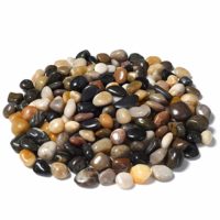 Royal Sapphire Aquarium Gravel River Rock - Natural Polished Decorative Gravel, Small Decorative Pebbles, Mixed Color Stones,for Aquariums, Landscaping, Vase Fillers 4.5 Pounds