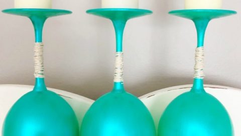 Beach Wineglass DIY Décor