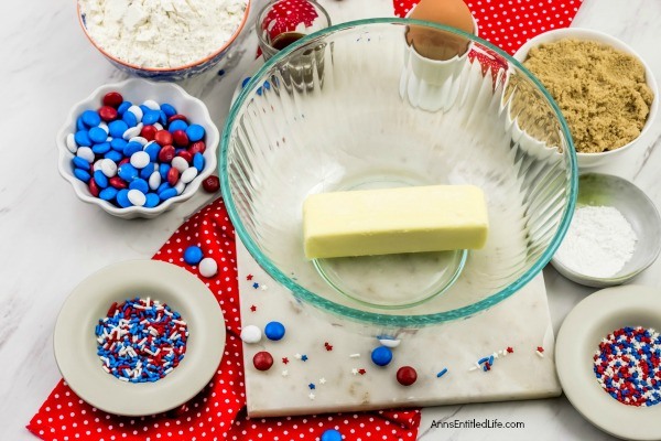 Fireworks Blondies Recipe. These fun, easy to make Fireworks Blondies are the perfect treat for your patriotic celebration. These delicious little bars transport well. Add M&Ms, sprinkles, red, white, blue jimmies or stars to customize your Independence Day dessert.