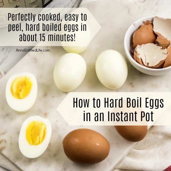 How to Hard Boil Eggs in an Instant Pot. Perfectly cooked, easy to peel, hard boiled eggs in about 15 minutes! Easy to peel hard boiled eggs are not a myth; simply follow these step by step instructions on how to hard boil eggs in an instant pot. (Also included are instructions on how to soft boil eggs in an instant pot.)