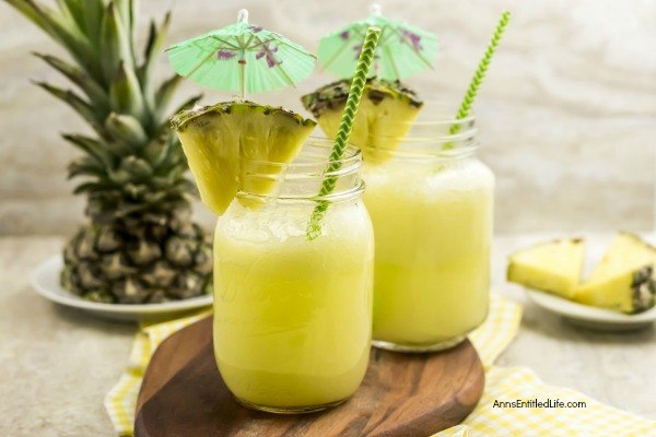 Pineapple Malibu Slushie Recipe. Mmmmm nothing beats a cold slushie on a hot summer day! This pineapple Malibu slushie cocktail is easy to make, frosty cold, and oh so delicious. Try one while sitting in the backyard, or lounging by the pool this weekend.