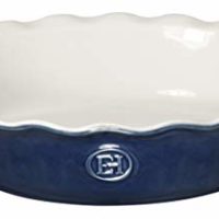 Emile Henry Made In France HR Modern Classics Pie Dish, 9", Blue