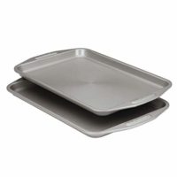 Circulon Nonstick Bakeware 2-Piece Baking Sheet, Bakeware Set, Gray