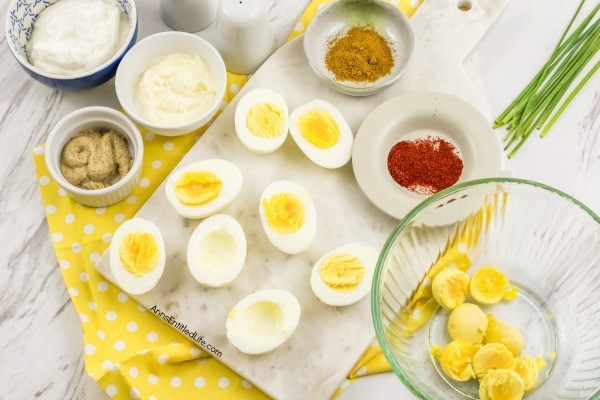 Curried Deviled Eggs Recipe. Tired of the same old deviled eggs? This easy to make recipe spices up your basic humdrum deviled eggs for an interesting and exotic take on the old standard. This flavor-packed curried deviled eggs recipe is simply fabulous!