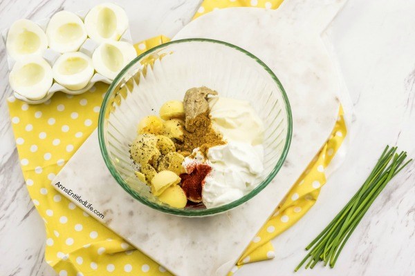 Curried Deviled Eggs Recipe. Tired of the same old deviled eggs? This easy to make recipe spices up your basic humdrum deviled eggs for an interesting and exotic take on the old standard. This flavor-packed curried deviled eggs recipe is simply fabulous!