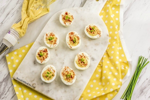 Curried Deviled Eggs Recipe. Tired of the same old deviled eggs? This easy to make recipe spices up your basic humdrum deviled eggs for an interesting and exotic take on the old standard. This flavor-packed curried deviled eggs recipe is simply fabulous!