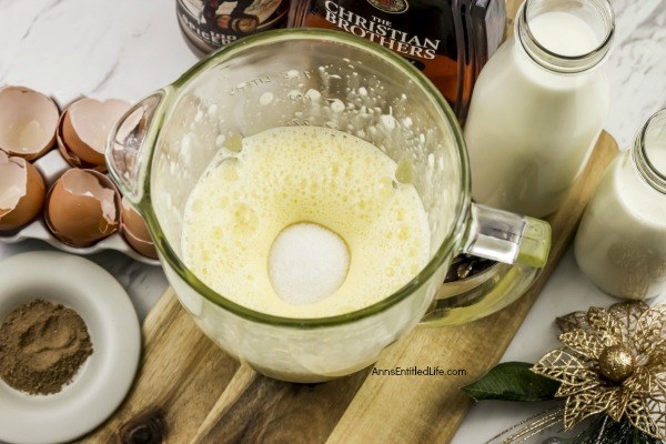 Homemade Eggnog Recipe. Eggnog is a delicious, traditional holiday drink, and this homemade eggnog recipe makes a fabulously rich, tasty, fresh eggnog you can whip up in minutes. This homemade eggnog recipe is truly the best eggnog you will ever have!! Make this eggnog this holiday season. Yum!