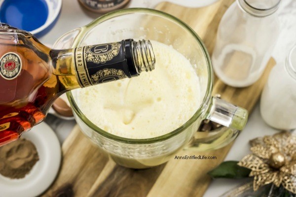 Homemade Eggnog Recipe. Eggnog is a delicious, traditional holiday drink, and this homemade eggnog recipe makes a fabulously rich, tasty, fresh eggnog you can whip up in minutes. This homemade eggnog recipe is truly the best eggnog you will ever have!! Make this eggnog this holiday season. Yum!