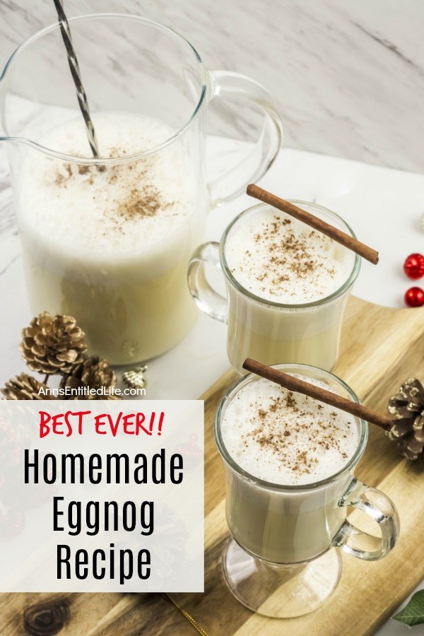 Homemade Eggnog Recipe