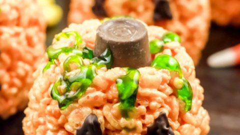 Jack O'Lantern Rice Crispy Treats Recipe