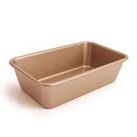 Monfish Loaf Bread Pan open top Rectangle loaf pan for baking bread carbon steel non stick loaf cake pan 9.5x5.75 inch