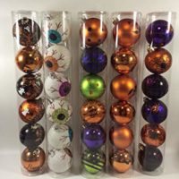 Darice Halloween Decor - Glitter Ornaments (5 Assorted Sets)