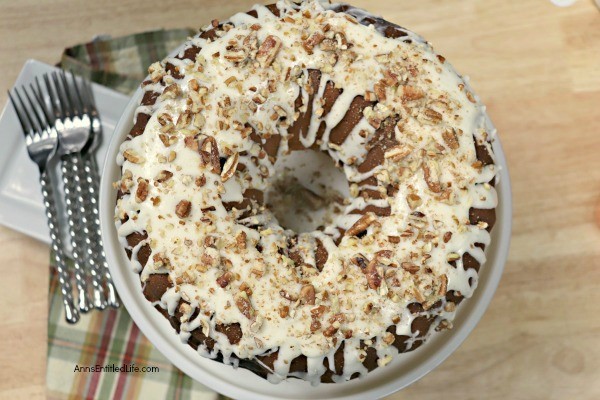 Pumpkin Cream Cheese Swirl Bundt Cake Recipe. This easy to make pumpkin Bundt cake recipe is a wonderful dessert to serve during the fall and holiday season. The moist pumpkin cake and cream cheese filling combine perfectly for a great taste sensation. So, pour a cup of coffee and cut yourself a big slice of this Pumpkin Cream Cheese Swirl Bundt Cake to enjoy for dessert tonight!