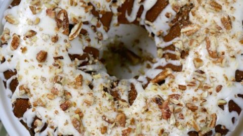 Pumpkin Cream Cheese Swirl Bundt Cake Recipe