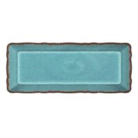 Le Cadeaux Antiqua Baguette Tray, Turquoise