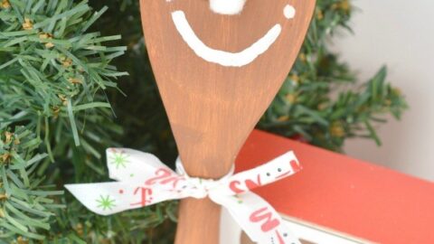 Wooden Spoon Craft: Gingerbread Spoon Puppet