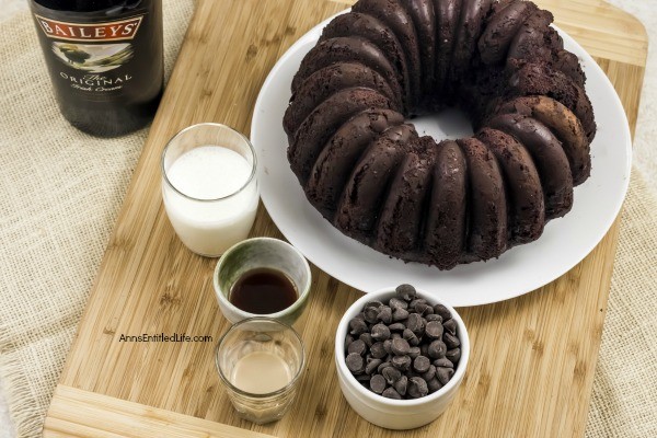 Baileys Irish Cream Hot Chocolate Bundt Cake Recipe. This chocolate cake recipe is rich, creamy, soft, and perfect for friends and family. The alcohol is cooked out of this cake, leaving behind only the delicious flavors of Baileys Irish Cream behind.