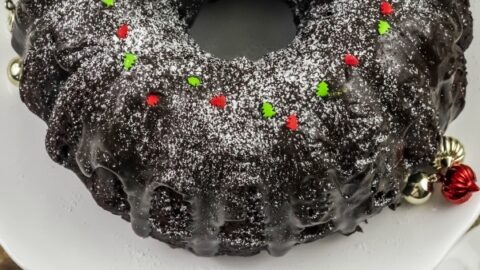 Baileys Irish Cream Hot Chocolate Bundt Cake Recipe