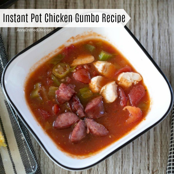 Instant Pot Chicken Gumbo Recipe. This easy to make instant pot chicken gumbo recipe is a flavor explosion on your tongue! Hearty, rich, with a spicy flavor, this combination of chicken, sausage and vegetables is a terrific lunch or dinner your whole family will enjoy!