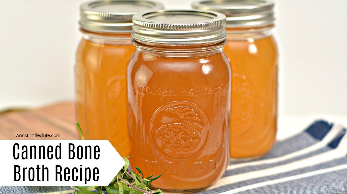 Canned Bone Broth Recipe