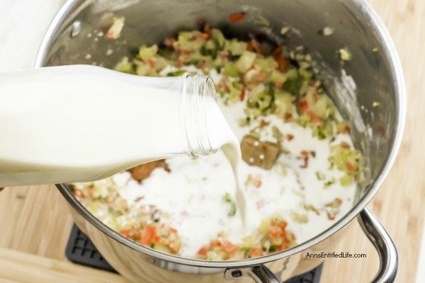 Creamy Seafood Soup Recipe. If you like seafood, you are going to love this fabulous, spicy, easy to make creamy seafood soup recipe! Loaded with shrimp and scallops, this seafood soup can be served by itself, or over rice, for a delicious dinner starter, or lunchtime meal.