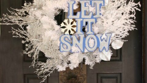 Let It Snow Wreath