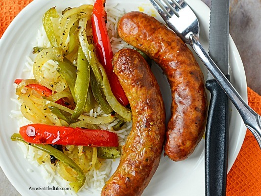 Oven Roasted Spicy Sausage and Vegetables Recipee. Need a fast and easy dinner recipe? This one-pan meal of oven-roasted spicy sausage and vegetables is just what your family ordered. This flavorful dinner can be served alone, over rice, or as a sandwich in a roll. Try this terrific recipe tonight!