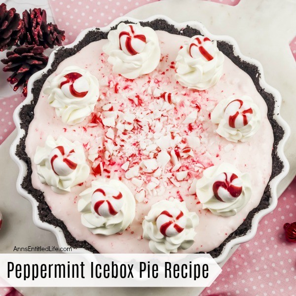 Peppermint Icebox Pie Recipe with Oreo Crust. The holidays are the perfect time to make this fantastic peppermint icebox pie recipe with an Oreo crust. The minty taste of peppermint makes the season come alive! This cool and delicious peppermint pie is perfect for your holiday dessert table.