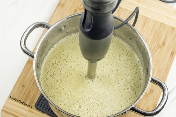 Potato–Leek Soup Recipe. Smooth, creamy, buttery, and flavorful, this terrific potato-leek soup is perfect when the weather turns chilly. Potato-leek soup, or potage parmentier (potato and leek), is a classic French soup. Served with fresh bread this delicious potato-leek soup is a great lunchtime meal, or excellent for a dinnertime appetizer.