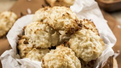 Easy Coconut Macaroon Cookie Recipe