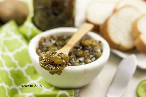 Easy Kiwi Fruit Preserves Recipe. This refrigerator preserves recipe is simple to make and comes together very quickly. Serve these kiwi preserves on bread, as part of a charcuterie board or as a glaze on your pork chops or tenderloin!