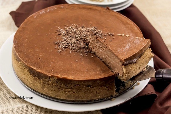 Chocolate Cheesecake Recipe. Satisfy those chocolate cravings with this rich and delicious cheesecake recipe. If you like chocolate, and if you like cheesecake, you want to give this recipe a try! Smooth, decadent, and creamy accurately describe this fabulous chocolate dessert recipe.