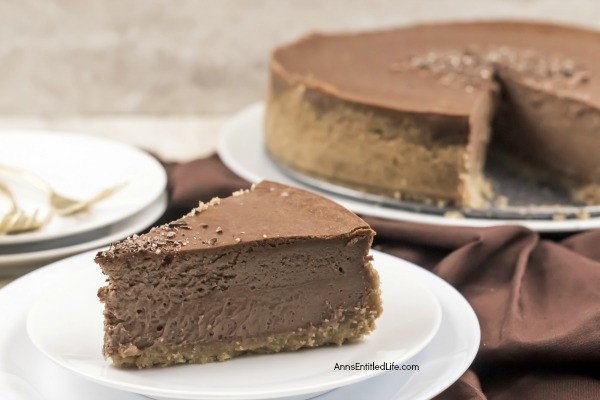 Chocolate Cheesecake Recipe. Satisfy those chocolate cravings with this rich and delicious cheesecake recipe. If you like chocolate, and if you like cheesecake, you want to give this recipe a try! Smooth, decadent, and creamy accurately describe this fabulous chocolate dessert recipe.