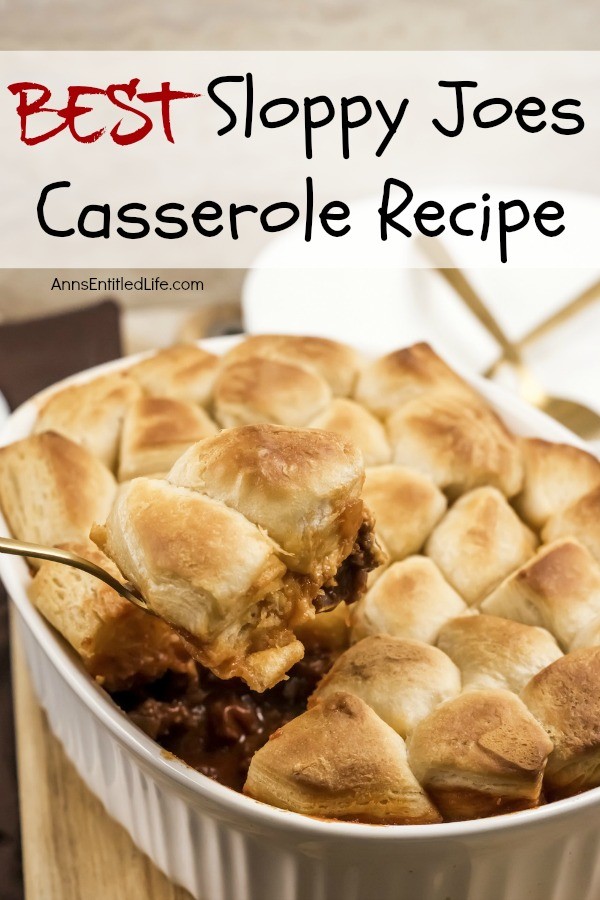 The Best Sloppy Joes Casserole Recipe