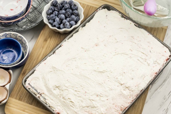 Strawberry Vanilla Poke Cake Recipe. This old fashioned, from scratch, vanilla poke cake uses fresh, homemade strawberry syrup for a natural fruity taste. This from scratch cake is easier to make than you think! Make this delicious strawberry vanilla poke cake recipe today!