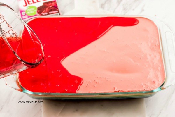 Ribbon Salad Recipe. This Jello Ribbon Salad will take you back a few years with its colorful layers of fun. Layers of sour cream and six flavors of jello make up this old fashioned, and classic, salad. A great side dish or dessert for barbecues or any type of get together.