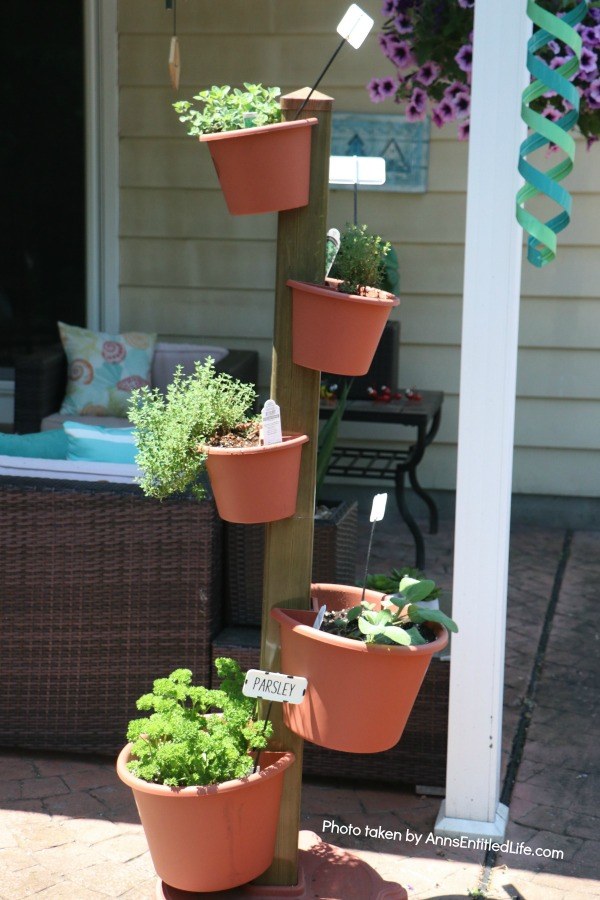 Backyard Patio Oasis. This is our backyard patio oasis. It is where we can go to relax on a beautiful summer day. Entertaining is a breeze with the three different seating areas, and I still have a patio container garden!