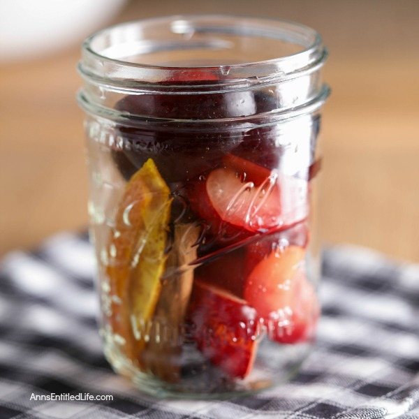 Canned Spiced Port Plums Recipe. Canning plums is a delicious way to preserve your fresh fruit plums for later use. This terrific spiced port plums water bath canning recipe is a great way to process your plums for later use. Can now, eat later!