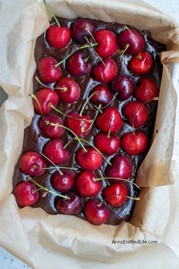 No-Bake Chocolate Cherry Fudge Recipe. This delicious, beautiful chocolate cherry fudge recipe is no-bake, vegan, and simple to make. If you have fresh cherries you will want to make this fantastic fudge recipe for your friends and family tonight.