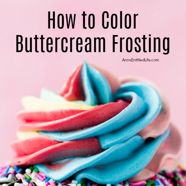 How to Color Buttercream Frosting. If you need some tips on how to color buttercream, you have come to the right place. You can learn how to take a classic buttercream recipe and turn it into the perfect color for your dessert creations. You will even find tips for coloring other frosting types as well.