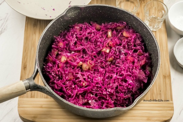 Pennsylvania Red Cabbage Recipe. If you need a beautiful and delicious side dish, you will want to whip up this Pennsylvania Red Cabbage recipe. Learn how to cook cabbage by making this easy, 15-minute cook, sweet and tangy cabbage recipe. Great for making ahead of time and storing until needed for dinner or lunch. 