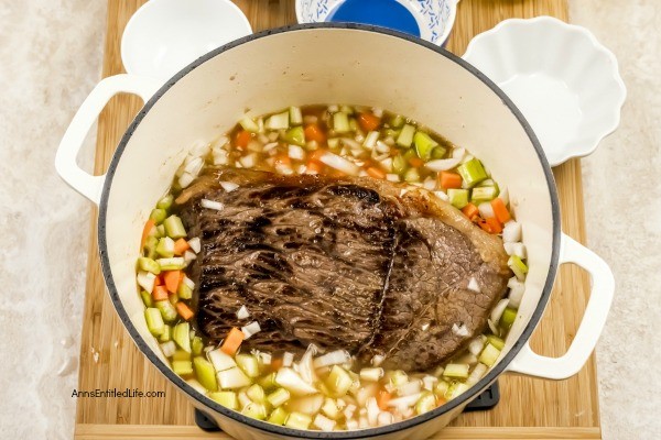 Sauerbraten Recipe. This tasty Sauerbraten is made using a traditional Sauerbraten recipe with a twist and a secret ingredient from Oma! Tender, flavorful, simple to make, and totally delicious, this fabulous roast starts with a fantastic marinade. Your friends and family will be asking for more!