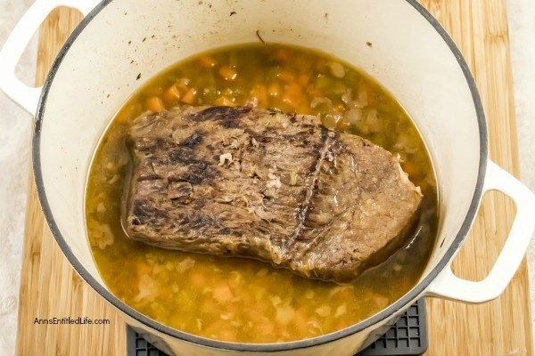 Sauerbraten Recipe. This tasty Sauerbraten is made using a traditional Sauerbraten recipe with a twist and a secret ingredient from Oma! Tender, flavorful, simple to make, and totally delicious, this fabulous roast starts with a fantastic marinade. Your friends and family will be asking for more!