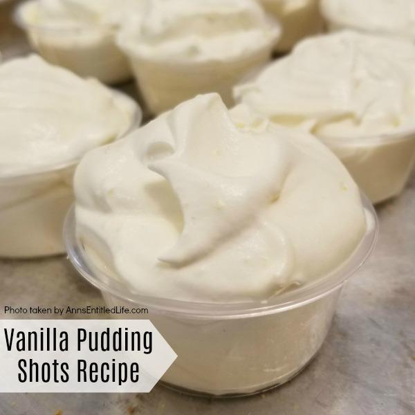 Vanilla Pudding Shots Recipe. Make a classic flavor of pudding shot when you toss together this scrumptious Vanilla Pudding Shots Recipe! Quick and easy to make, it is the perfect addition to any adult party or celebration. This is a great vodka-based pudding shot recipe that is customizable with different types of vodka. 