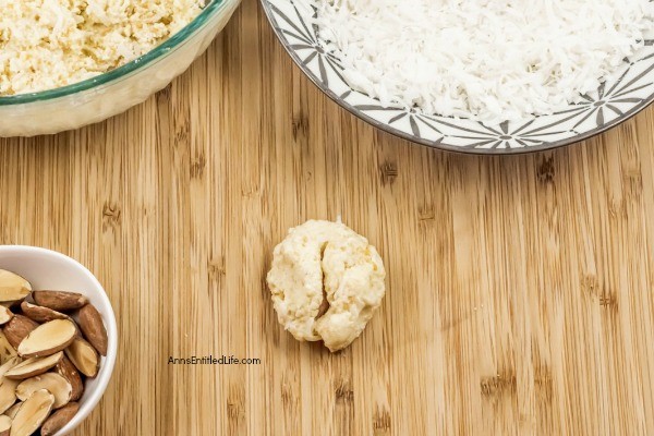 No-Bake Coconut Balls Recipe. It is a cookie! It is a candy! It is two treats in one. This is an easy to make, creamy and delicious no-bake coconut ball recipe with a nutty surprise in the middle. These coconut balls are delightful sweet treat your whole family will enjoy. Yum! 