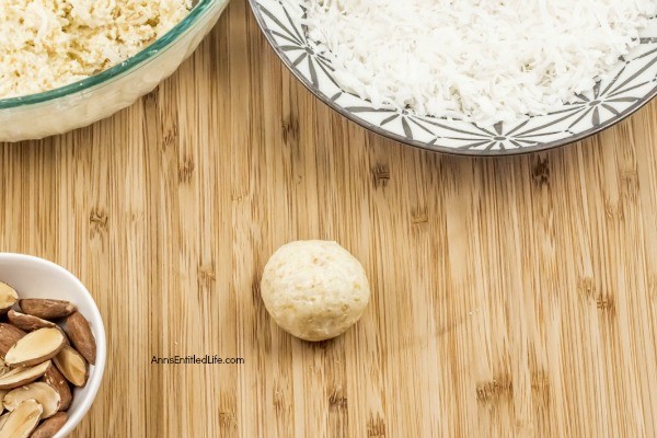 No-Bake Coconut Balls Recipe. It is a cookie! It is a candy! It is two treats in one. This is an easy to make, creamy and delicious no-bake coconut ball recipe with a nutty surprise in the middle. These coconut balls are delightful sweet treat your whole family will enjoy. Yum! 