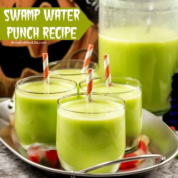 Swamp Water Punch Recipe. This kid-friendly Halloween punch is murky, spooky, and delicious. If you are hosting a kid's party for Halloween this year, try this easy to make, tasty swamp water punch recipe.