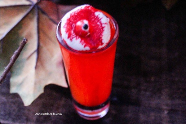 Bloody Eyeball Cocktail Recipe. This spooky Halloween cocktail recipe may be ghoulish and scary, but it sweet and smooth on the taste buds. Easy to make, this Bloody Eyeball Cocktail recipe is perfect for your Halloween party or get-together with friends!