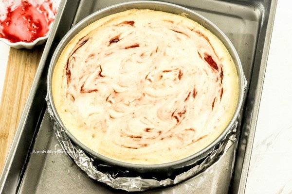 Cranberry Sauce Cheesecake Recipe. This delicious cheesecake is perfect for holiday dinners, parties, and get-togethers. It is a creamy and delectable cheesecake, with just a touch of tartness and spice from the gingerbread crust. Go ahead, delight your taste buds with this Cranberry Sauce Cheesecake this holiday season!